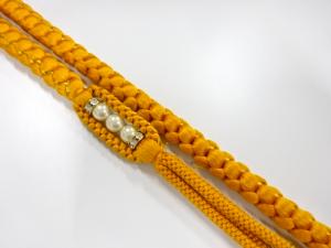 未使用品　正絹　振袖用　手組帯締め